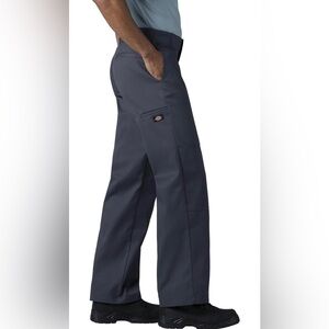 Genuine Dickies Men's Loose Fit Double Knee Twill Work Pant in Dark Navy